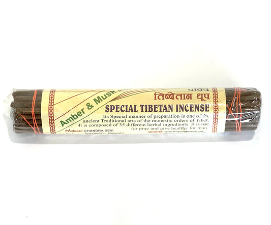 Amber and Musk Tibetan Incense