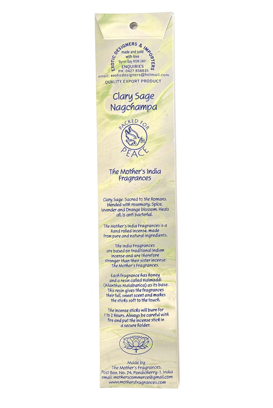 Clary Sage Nagchampa Incense