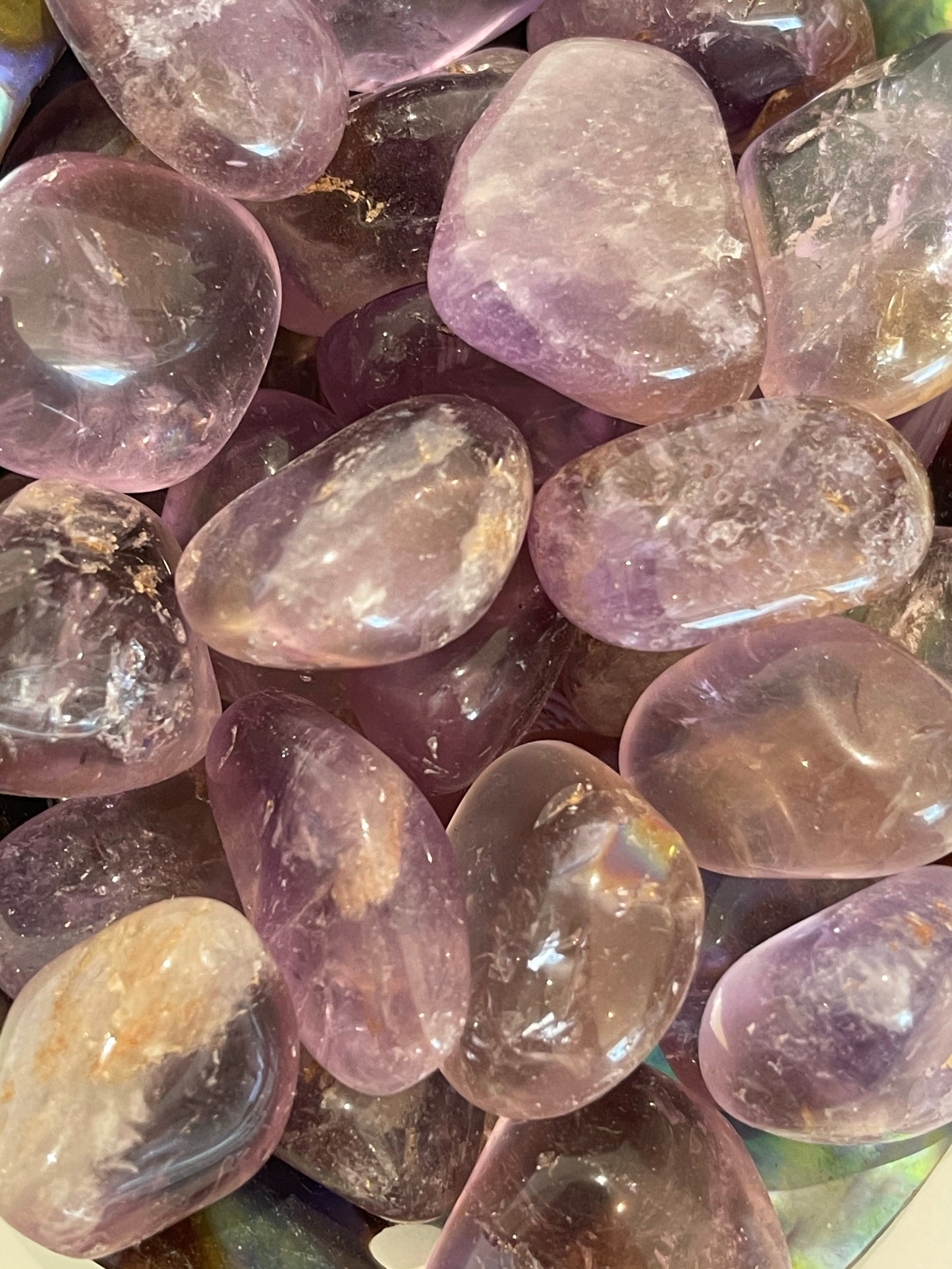 Tumbled Ametrine